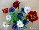 Flori DIY din sticle de plastic: pas cu pas, idei, fotografii